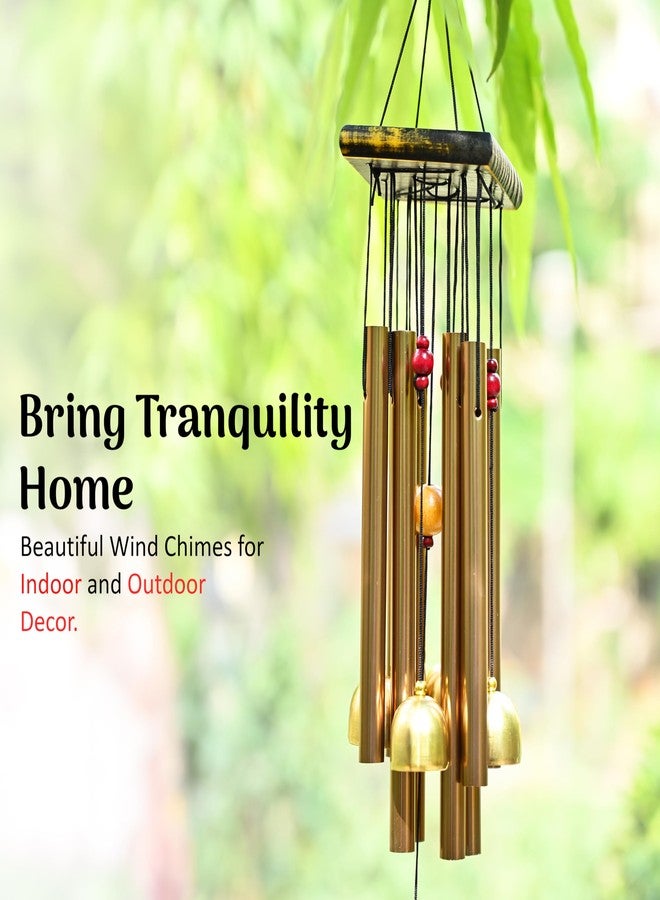 Hindcraft Soothing Wind Chimes - Diwali Gift for Positive Energy & Relaxing Home Décor | Perfect for Bedroom, Living Room, Balcony & Garden | Ideal Gift for Women, Men & Couples - Image 4